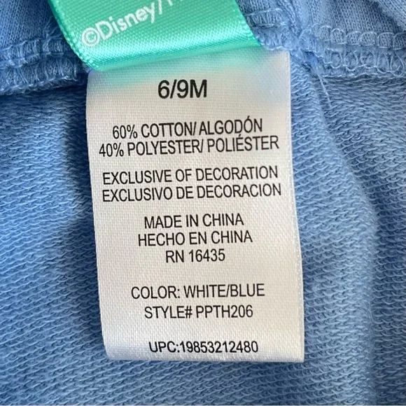 Disney Baby 6-9M Toy Story Cute Blue Shortalls Woody & Buzz Adjustable Straps - Picture 10 of 12